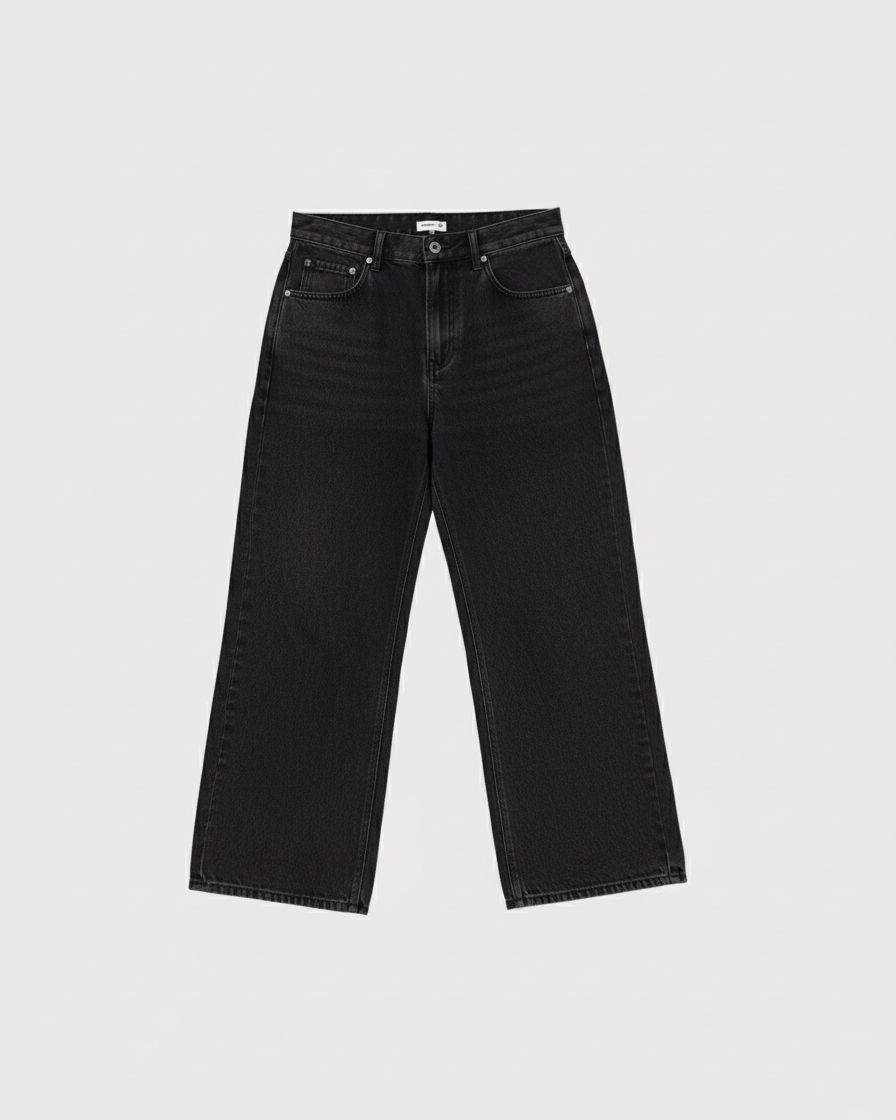 Loose Black Jeans