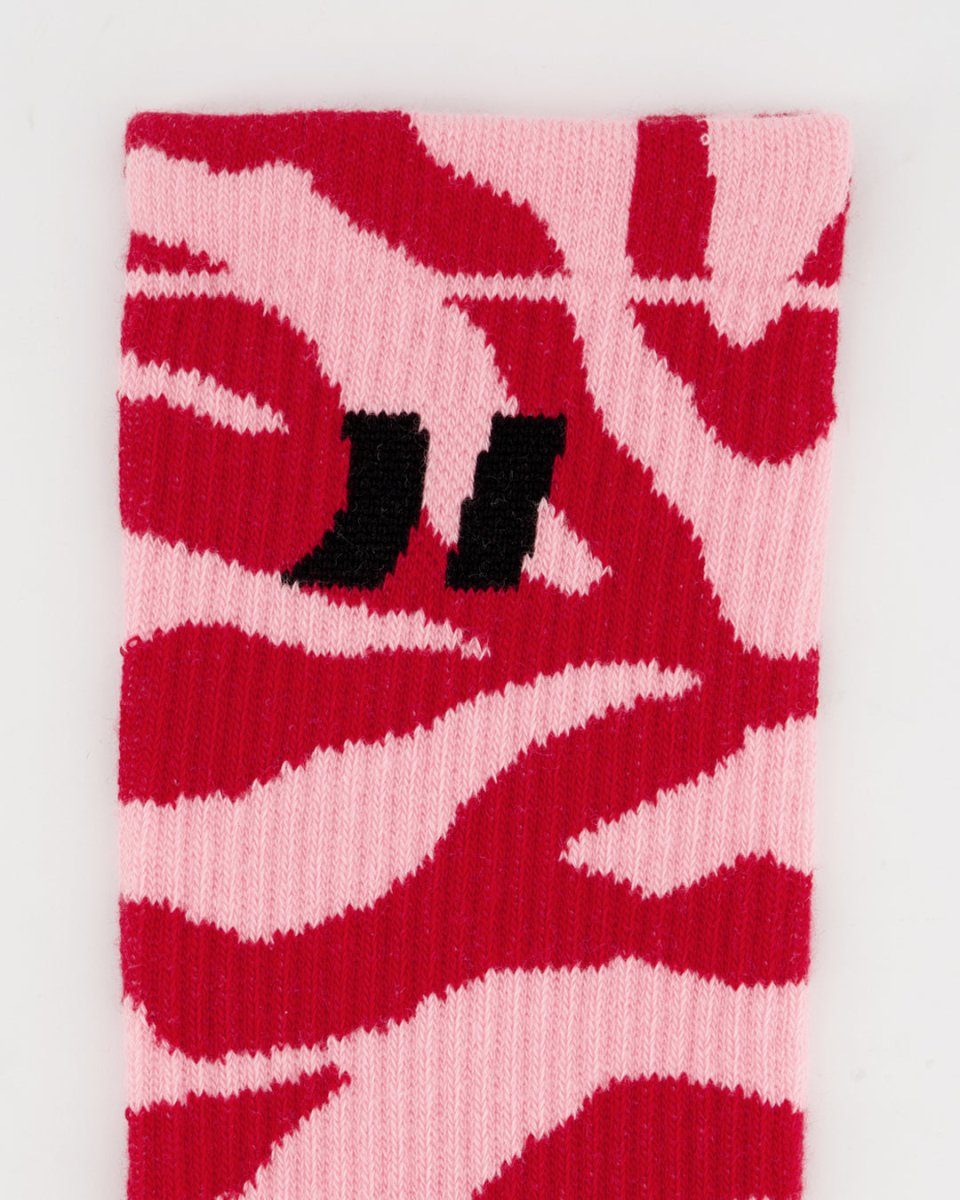 Zebra Red Socks