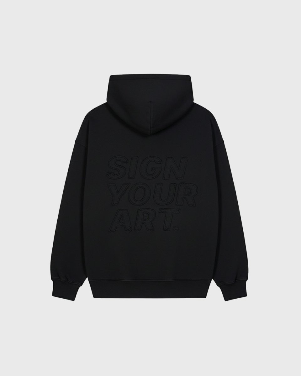 Washed Black Hoodie