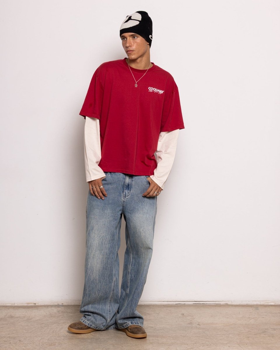 Red Double Sleeve