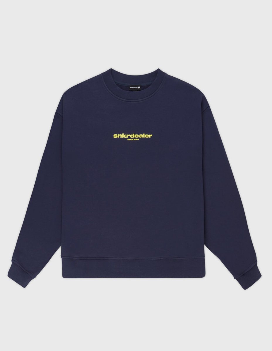 Straight Navy Crewneck
