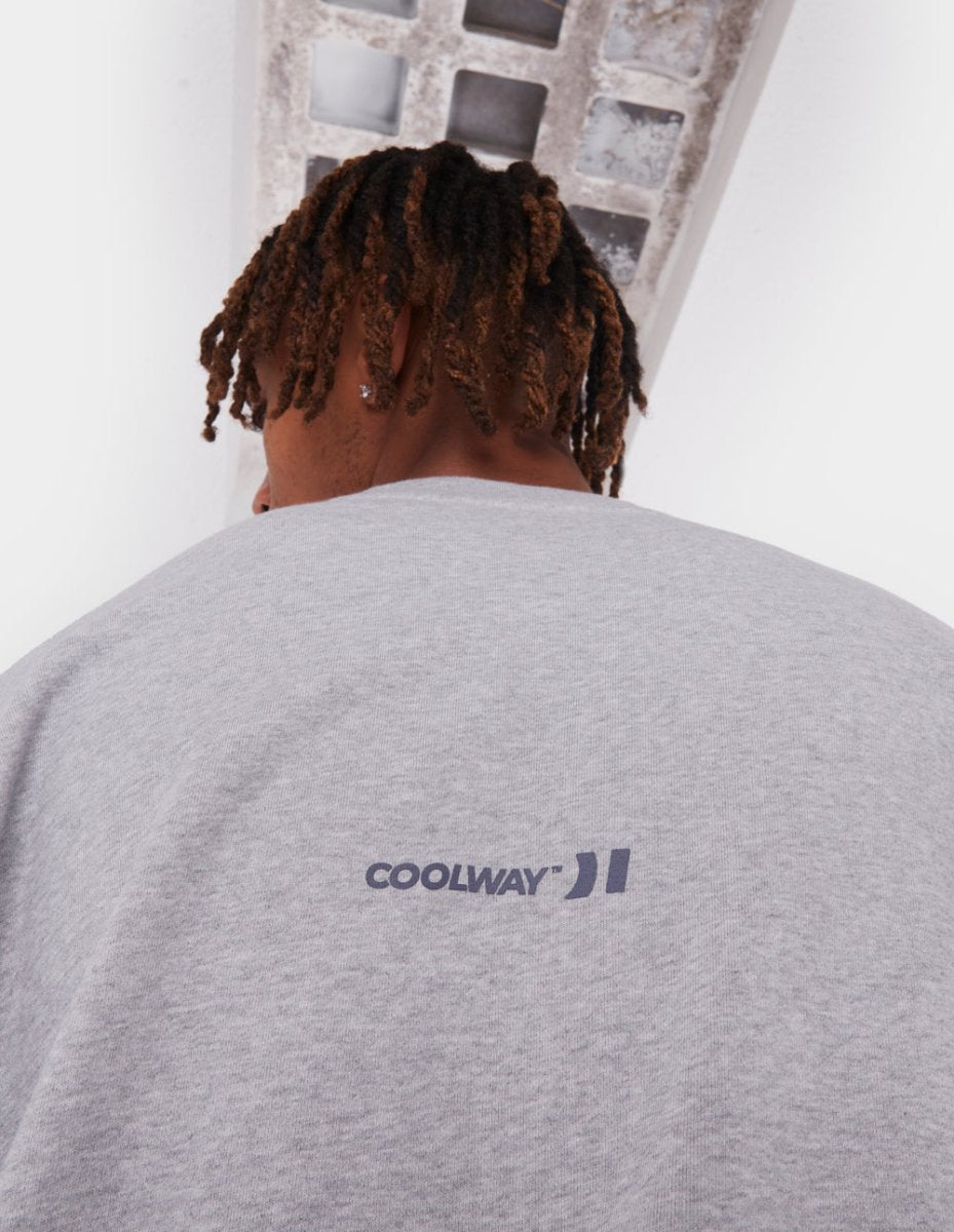 Straight Grey Crewneck