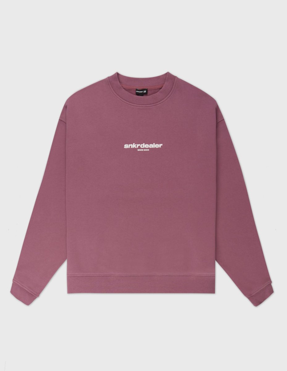 Straight Burgundy Crewneck