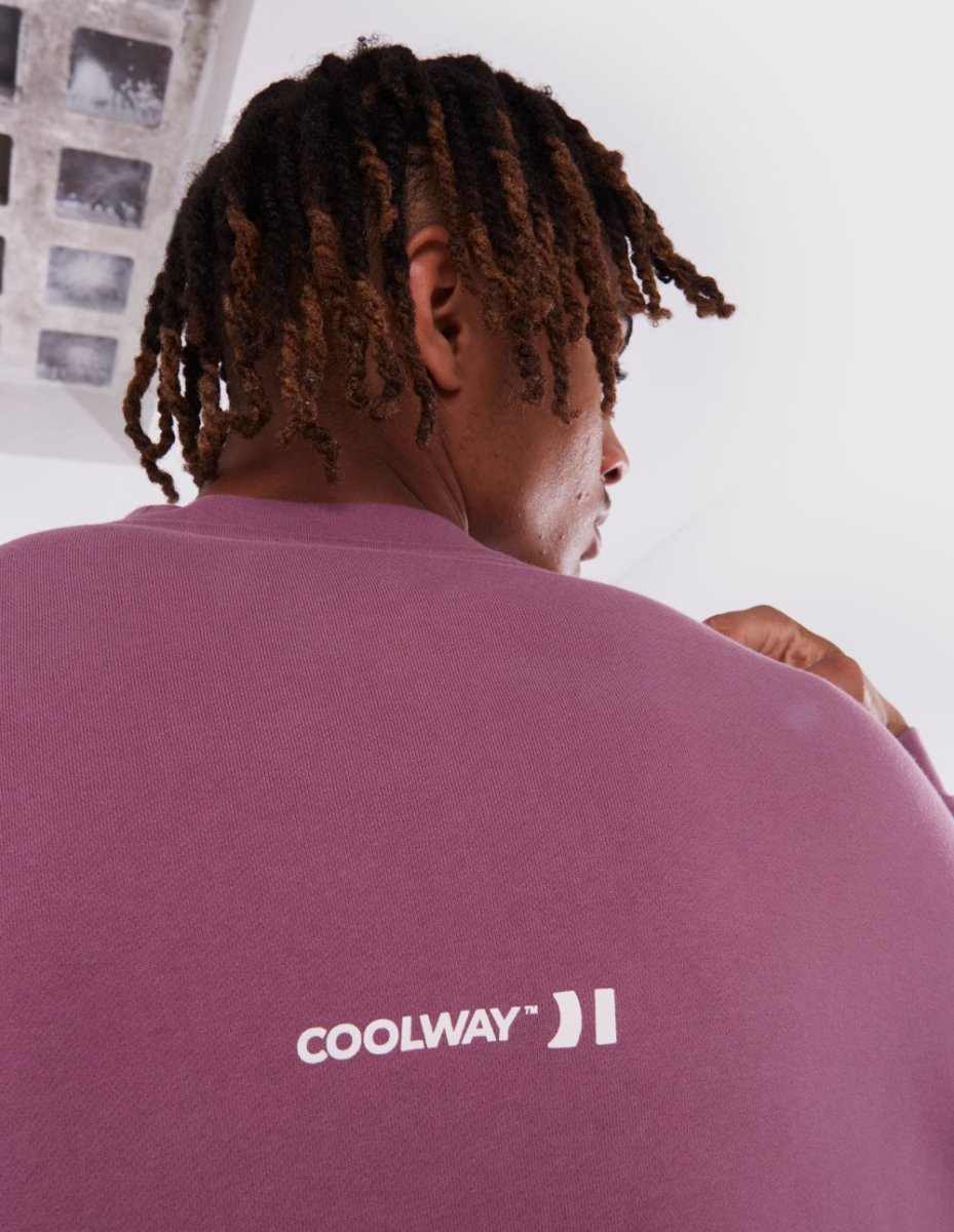 Straight Burgundy Crewneck