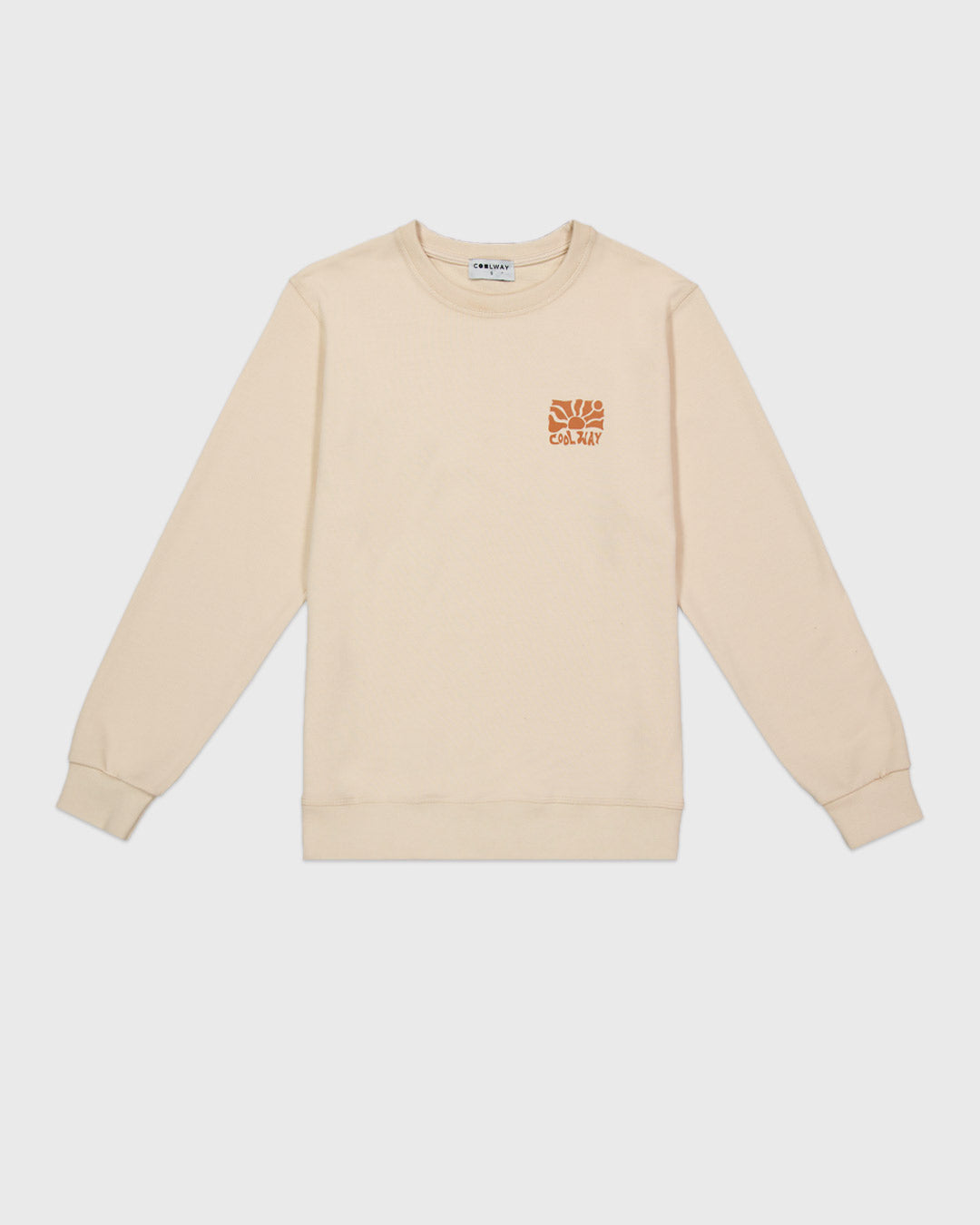Never Hood Beige Hoodie