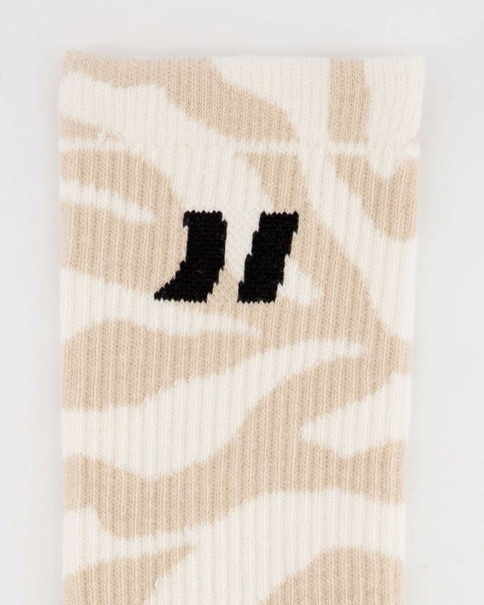 Zebra White Socks