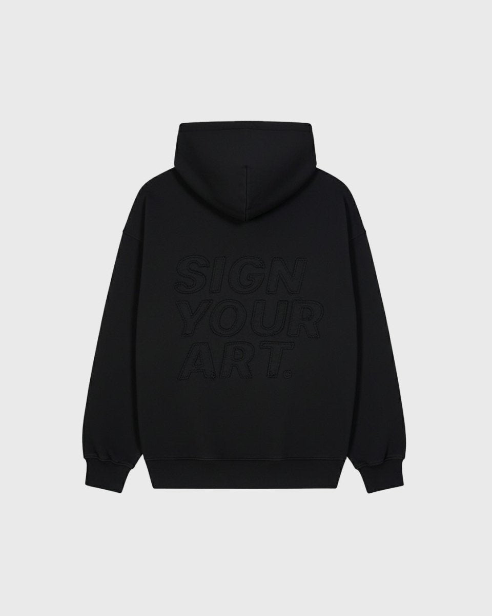 Washed Black Hoodie