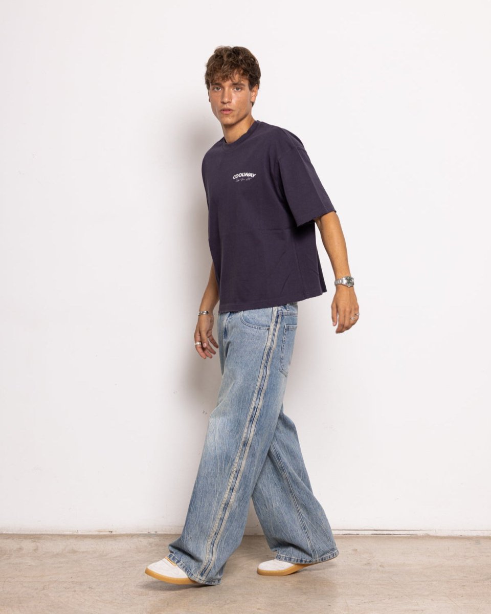 Loose Navy Jeans