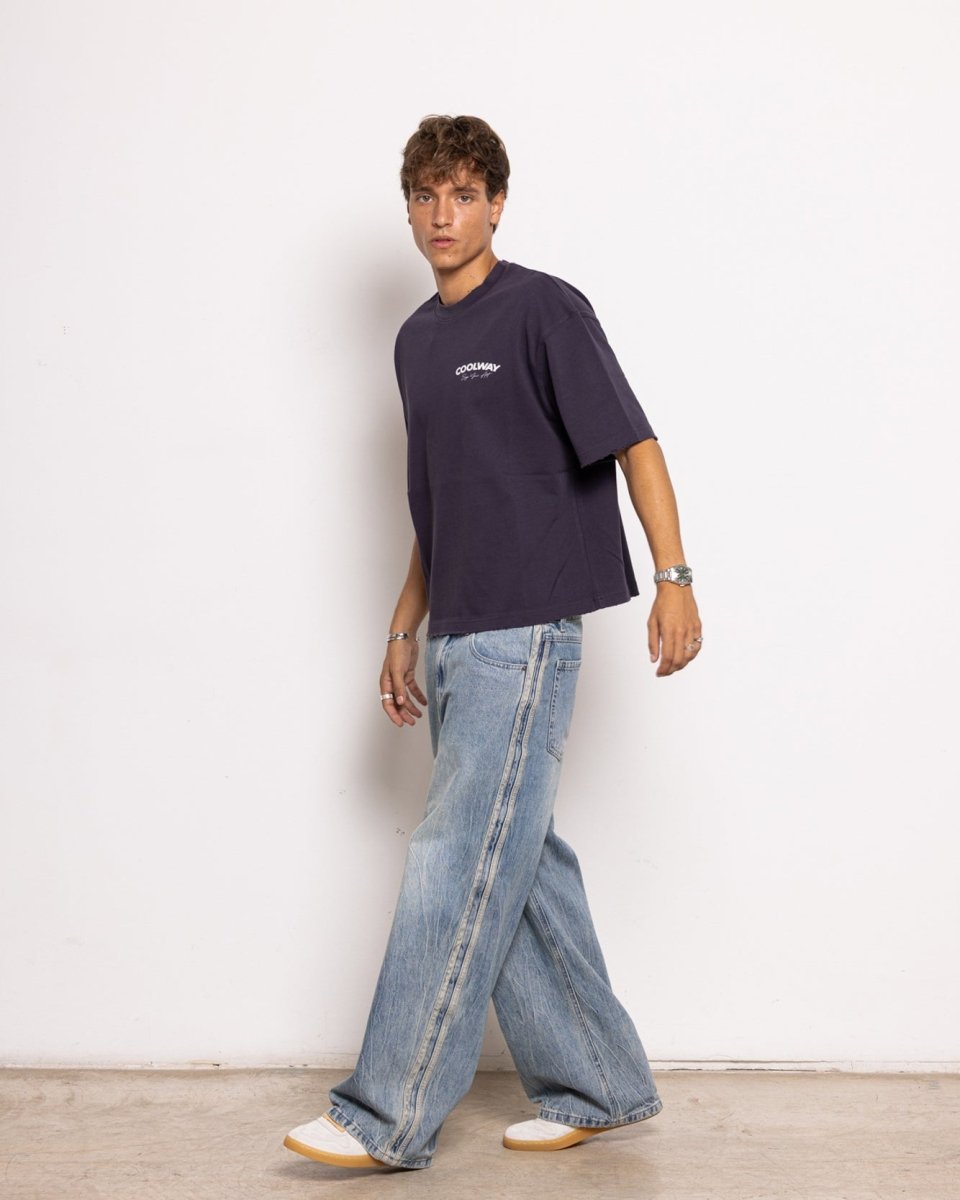 Loose Navy Jeans