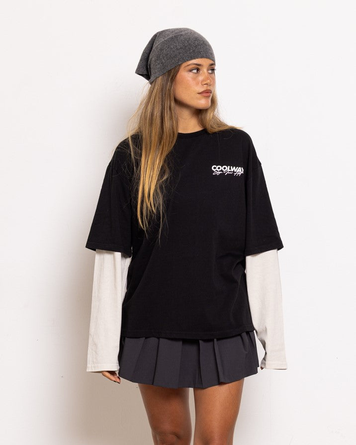 Black Double Sleeve