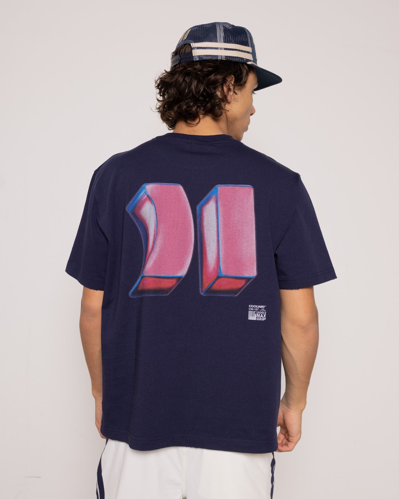 Dual Navy T-Shirt