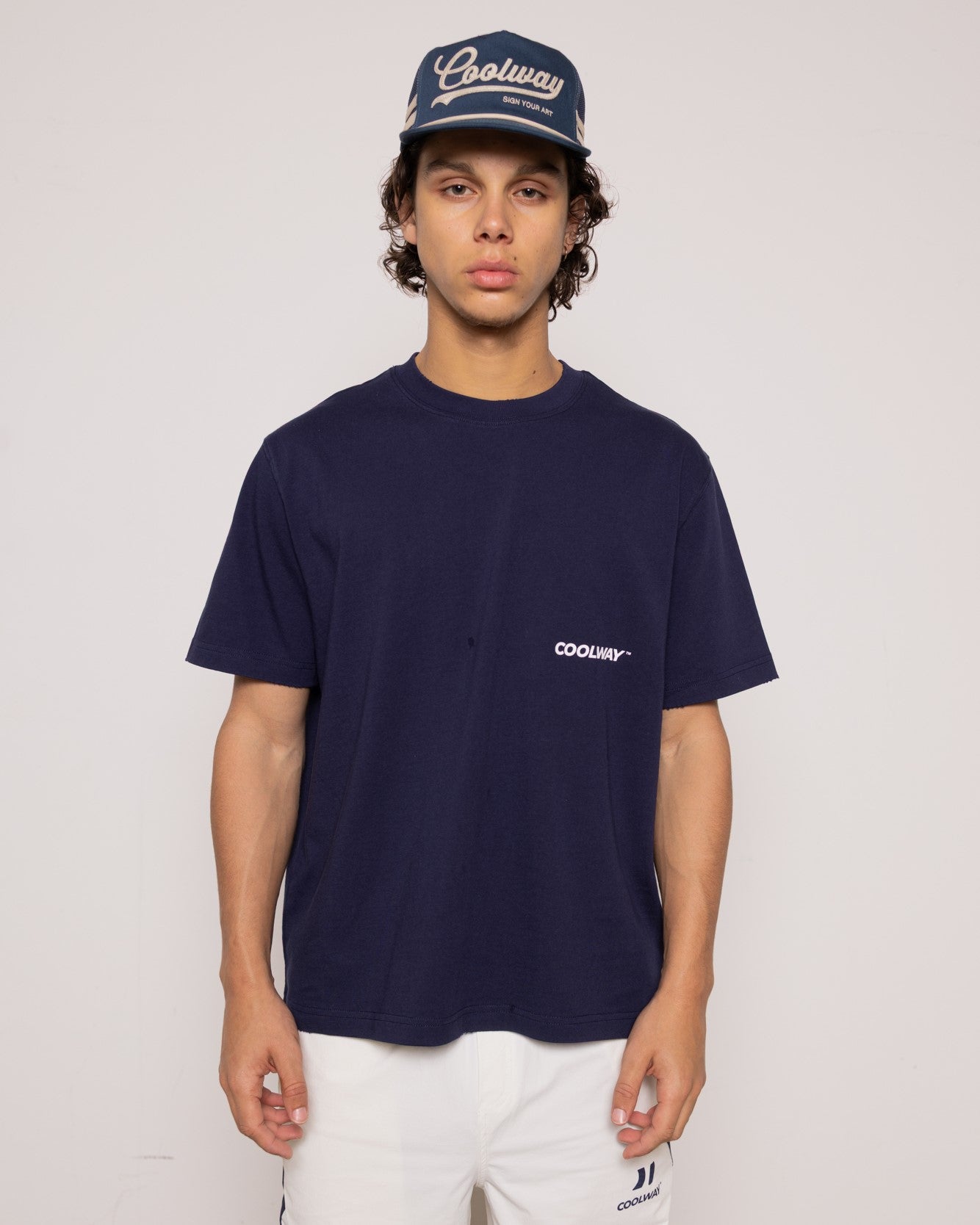 Dual Navy T-Shirt