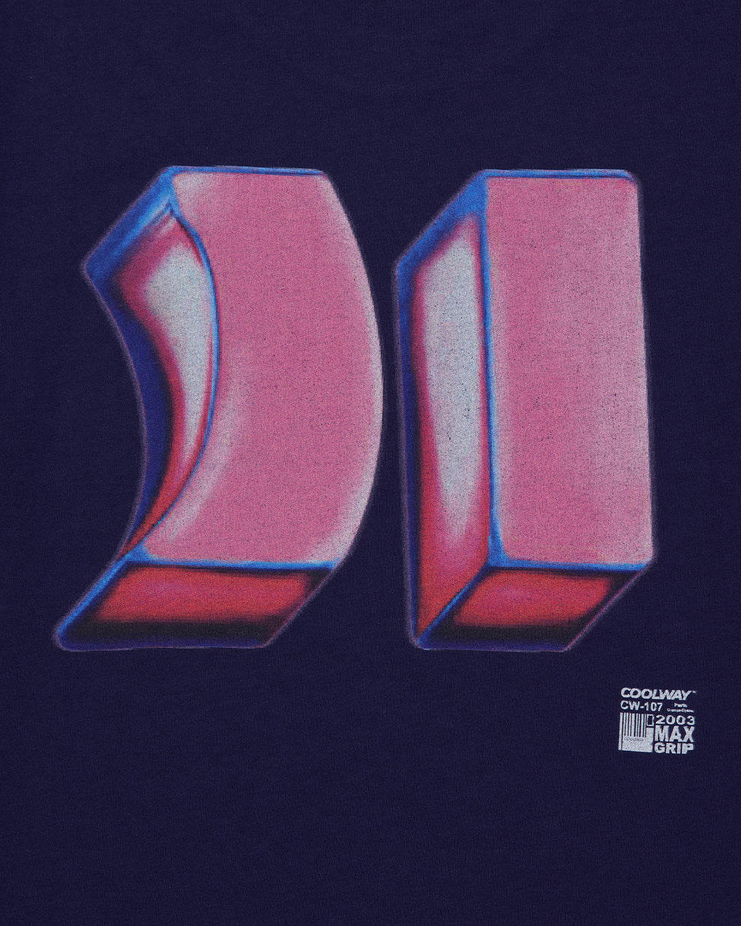 Dual Navy T-Shirt