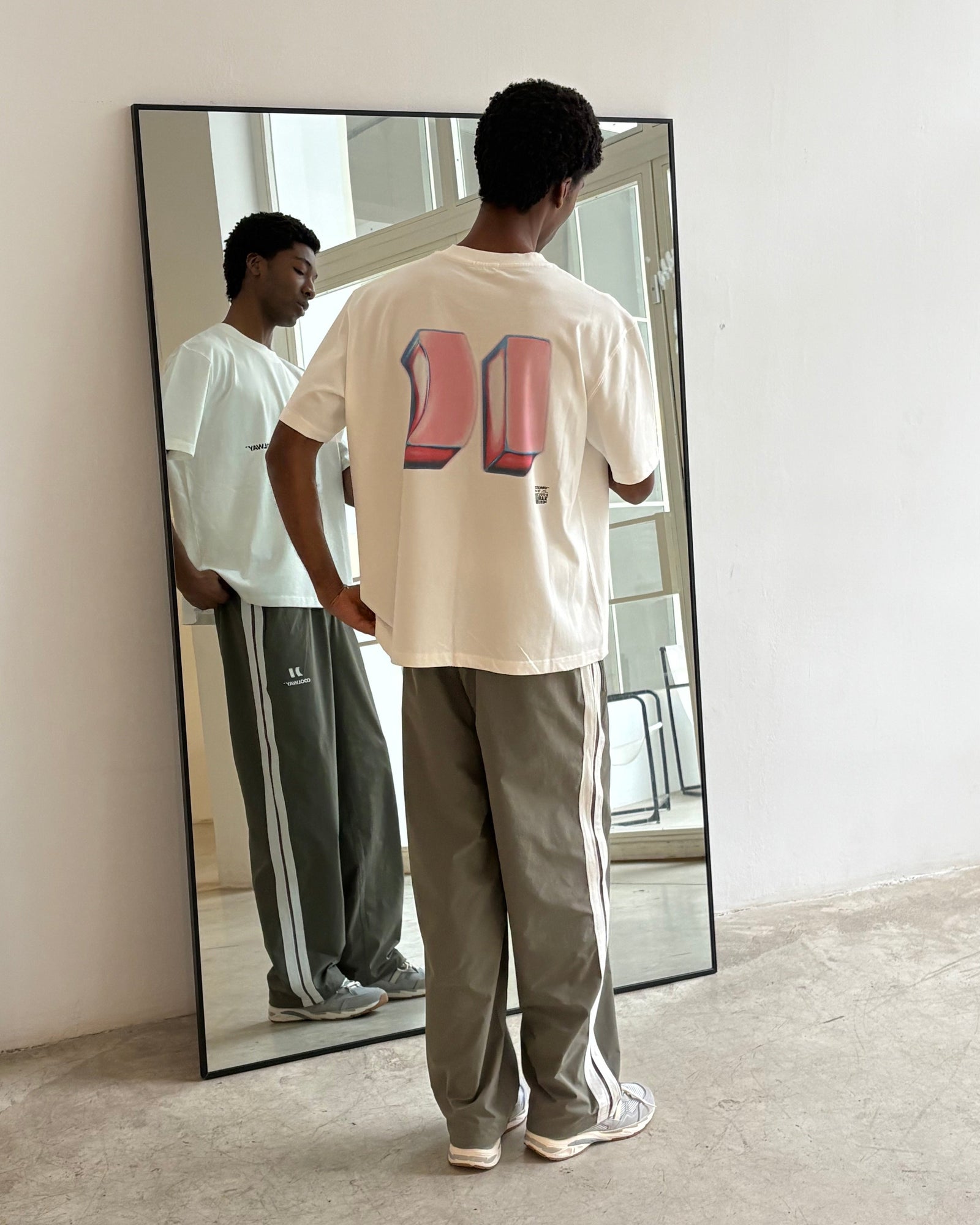 Dual White T-Shirt