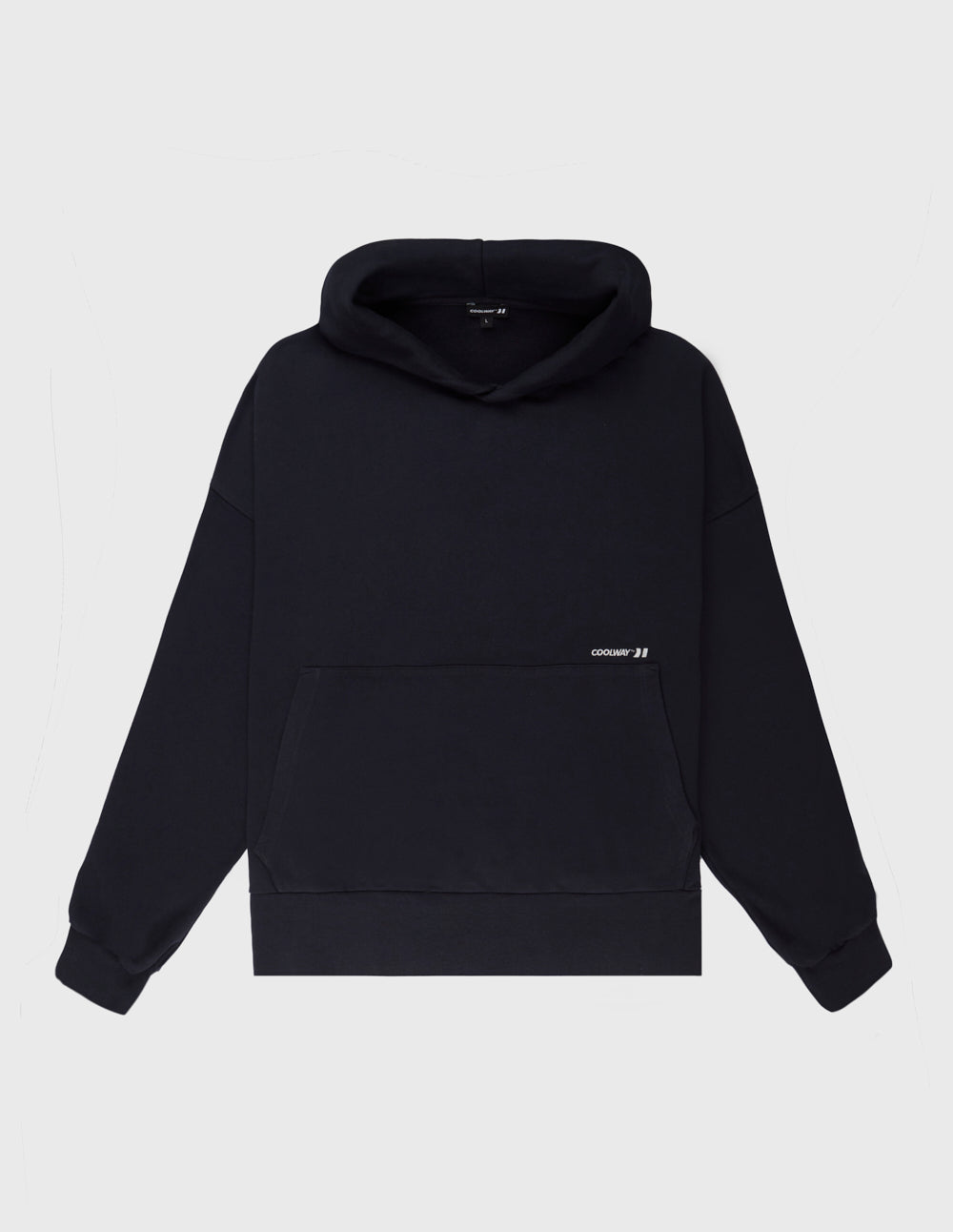 ROOMY BLACK HOODIE