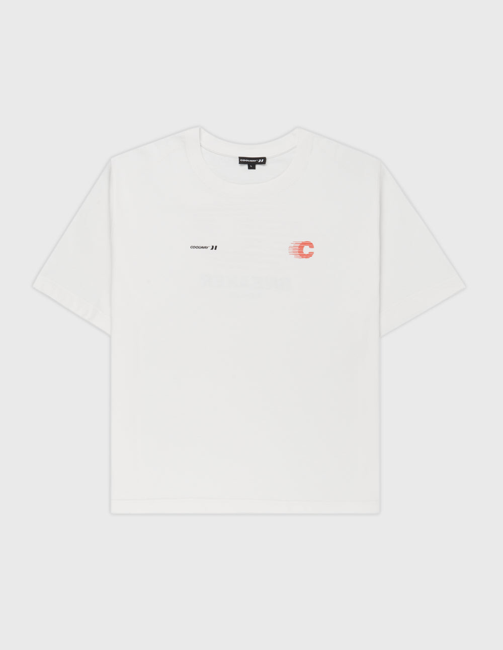 RACER WHITE T-SHIRT